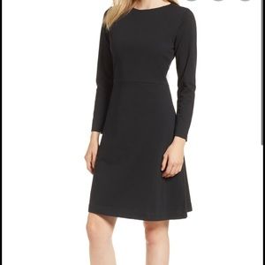 J.Crew 365 Women’s Gray Knit Fit-And-Flare dress s